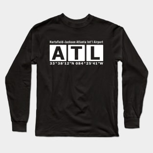 ATL Airport, Hartsfield–Jackson Atlanta International Airport Long Sleeve T-Shirt